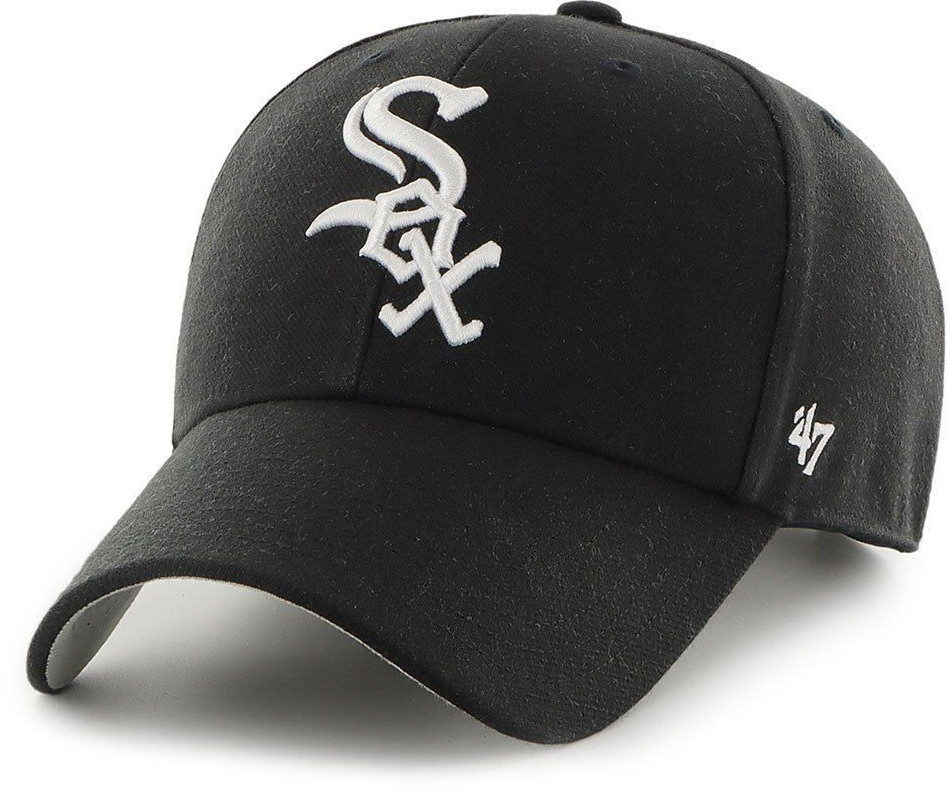 47 Brand Mlb Chicago White Sox Sure Shot Mvp Snapback Cap Man (BCWS-SUMVP06WBP-B) black