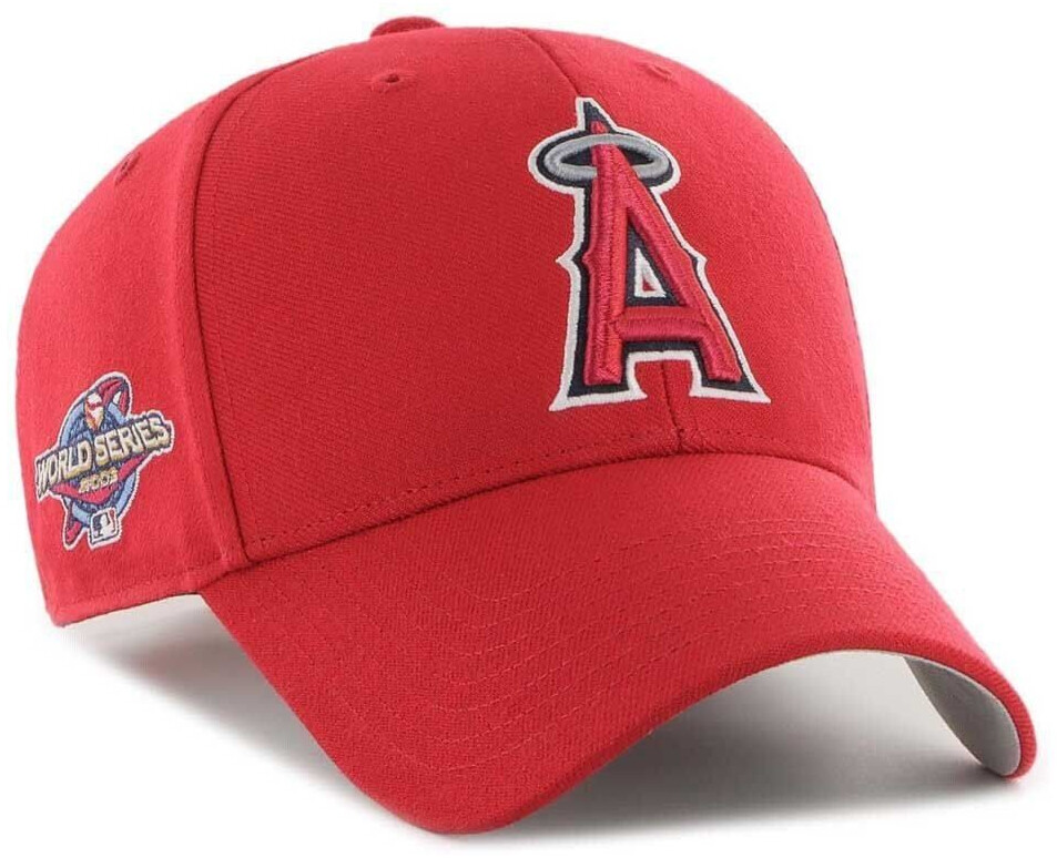47 Brand Mlb Los Angeles Angels World Series Sure Shot Mvp Snapback Cap Man (BCWS-SUMVP04WBP) red