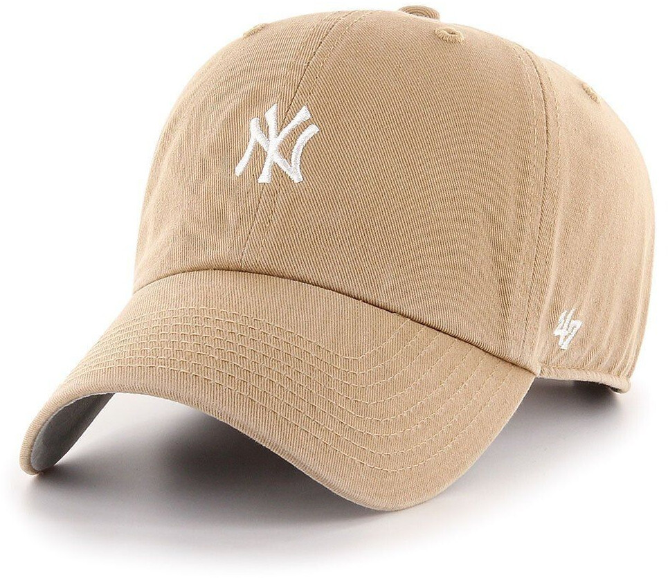 47 Brand Mlb New York Yankees Base Runner Clean Up Cap Man (B-BSRNR17GWS-KH) beige