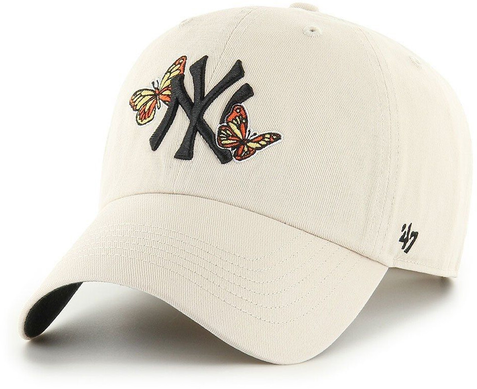 47 Brand Mlb New York Yankees Icon Alt Clean Up Cap Man (B-ICACL17GWS-BN) beige