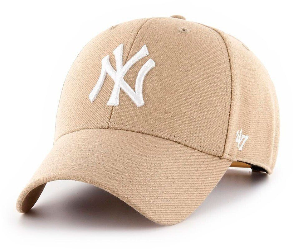 47 Brand Mlb New York Yankees Mvp Snapback Cap Man (B-MVPSP17WBP-KH) beige