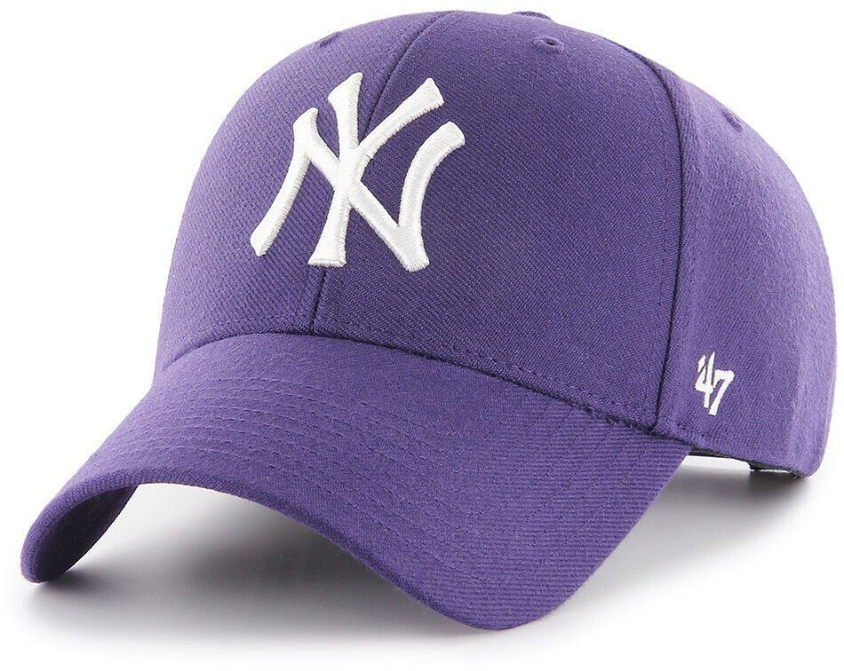 47 Brand Mlb New York Yankees Mvp Snapback Cap Man (B-MVPSP17WBP-PP) purple