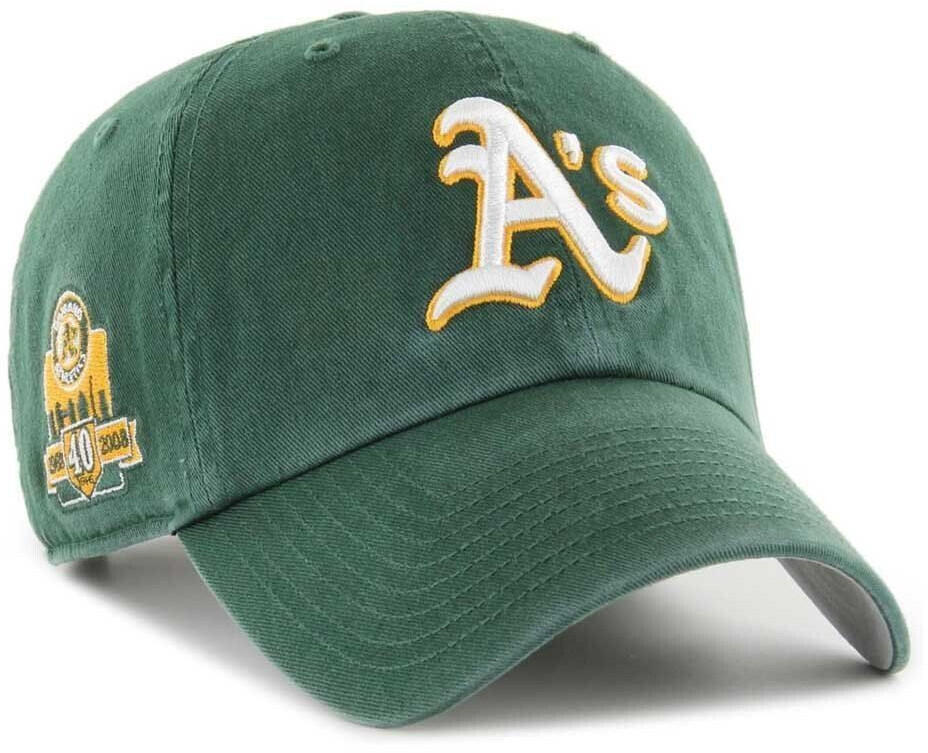 47 Brand Mlb Oakland Athletics Cooperstown Double Under Cap Man (BCPTN-DBLUN18GWS) green
