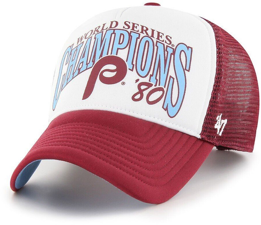 47 Brand Mlb Philadelphia Phillies Foam Champ Offside Dt Cap red, Man (BCWS-FOAMC19KPP) white