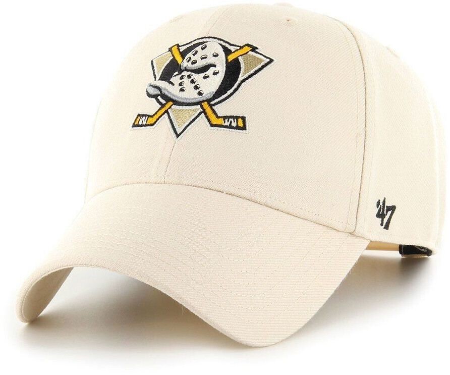 47 Brand Nhl Anaheim Ducks Mvp Snapback Cap Man (H-MVPSP25WBP-NTB) beige