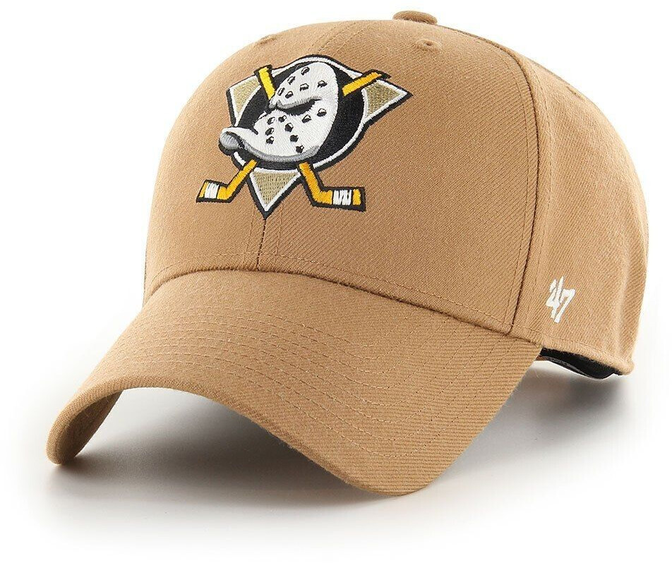 47 Brand Nhl Anaheim Ducks Mvp Snapback Cap Man (H-MVPSP25WBP-QLB) beige