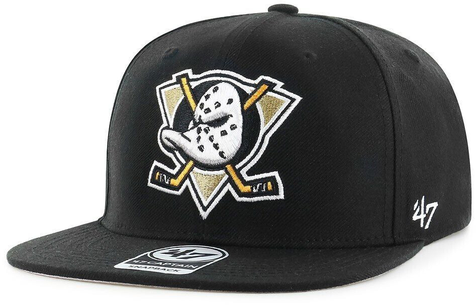 47 Brand Nhl Anaheim Ducks No Shot Captain Cap Man (H-NSHOT25WBP-BK) black