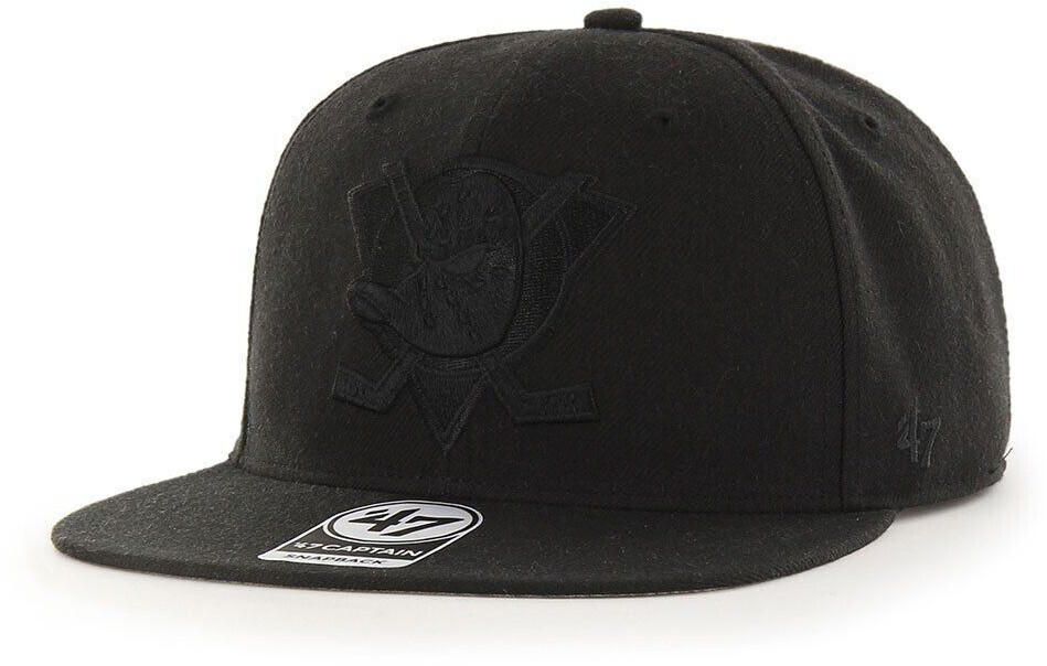 47 Brand Nhl Anaheim Ducks No Shot Captain Cap Man (H-NSHOT25WBP-BKJ) black