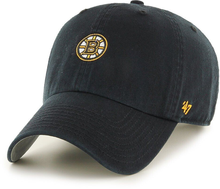 47 Brand Nhl Boston Bruins Base Runner Clean Up Cap Man (H-BSRNR01GWS-BK) black