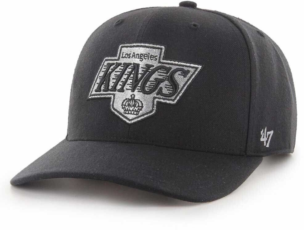 47 Brand Nhl La Kings Cold Zone Mvp Dp Cap Man (HVIN-CLZOE08WBP-BK) black