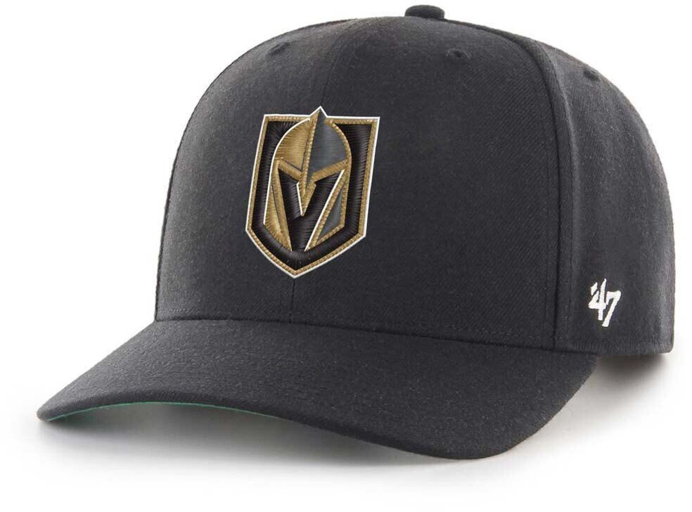 47 Brand Nhl Vegas Golden Knights Cold Zone Mvp Dp Cap Man (H-CLZOE31WBP-BK) black