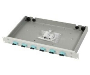 Telegärtner Spleißbox mit Kupplungen 12xLCD ZrO2 violett TNSB-Be (H02030A0802)