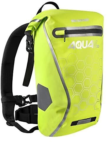 Oxford V 20 Aqua Waterproof Cycle Rucksack fluorescent yellow