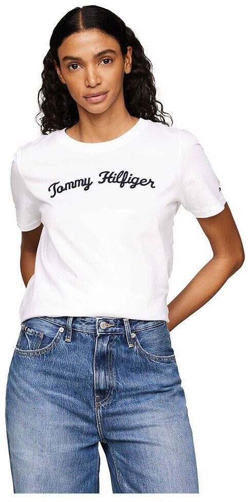 Tommy Hilfiger Regular Script T-shirt (WW0WW42589) white