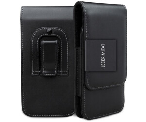Étui Ceinture Universel Pour Smartphone – Poche Aimantée – Clip Métal – Noir – Jusqu'à 3 Mm D'épaisseur