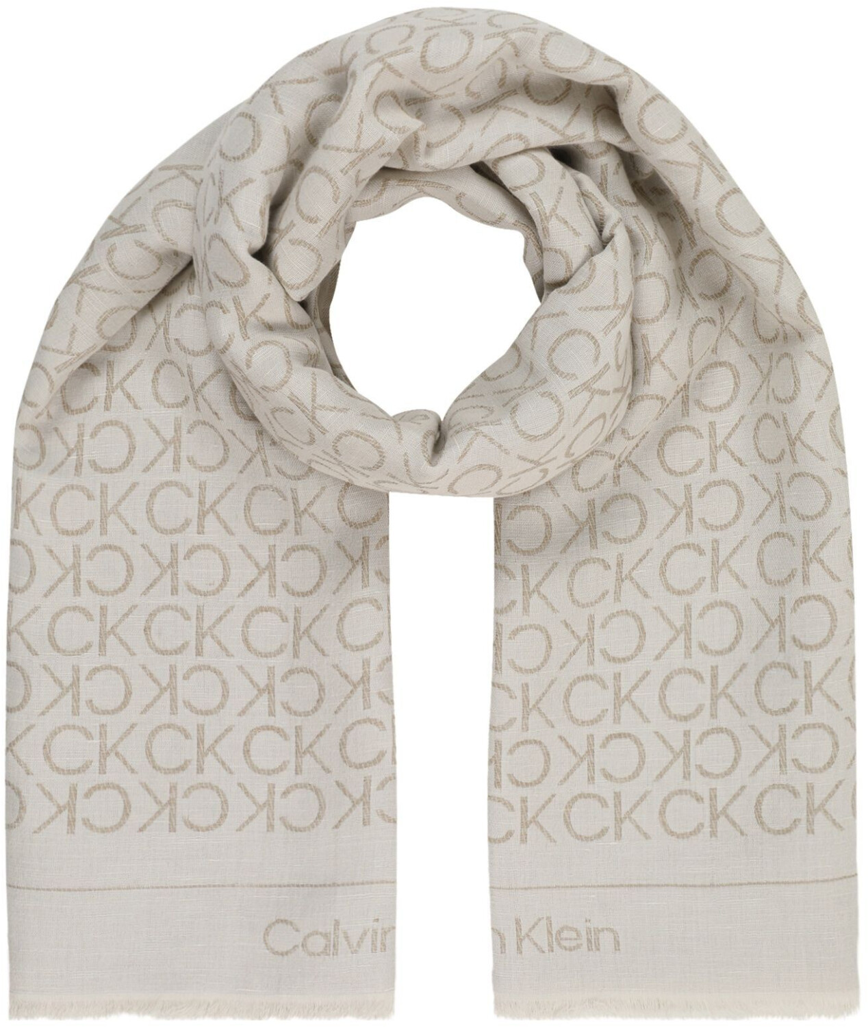 Calvin Klein Jacquard Scarf (K60K611738) écru
