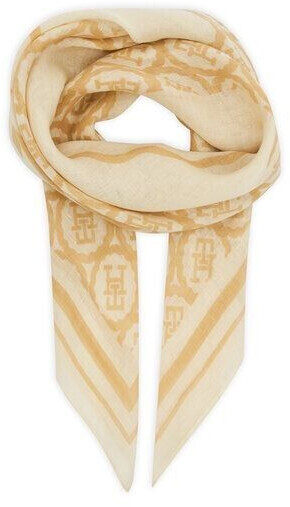 Tommy Hilfiger Beach Summer Linen Square Scarf (AW0AW16029) écru
