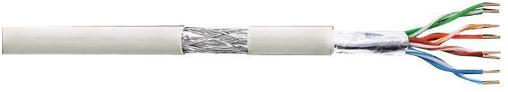 LogiLink CAT 6 S/FTP Installation Cable 100m White