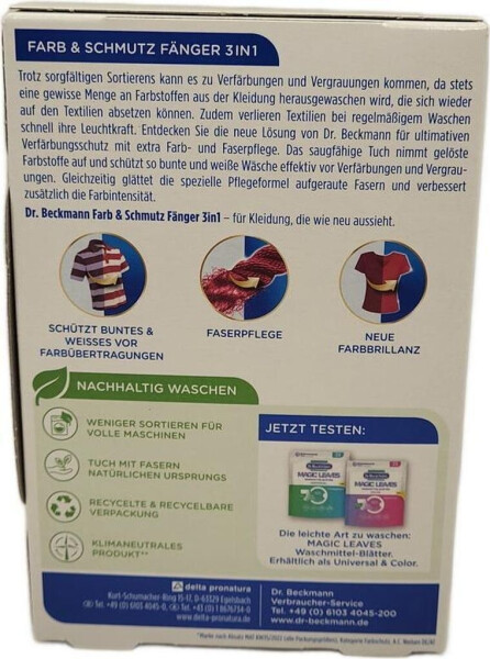 Dr.Beckmann Farb- & Schmutzfänger 3in1 (40 St), Bild 3