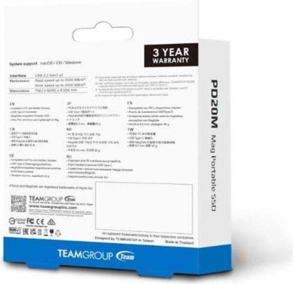 Team PD20M Mag Portable SSD, Bild 9