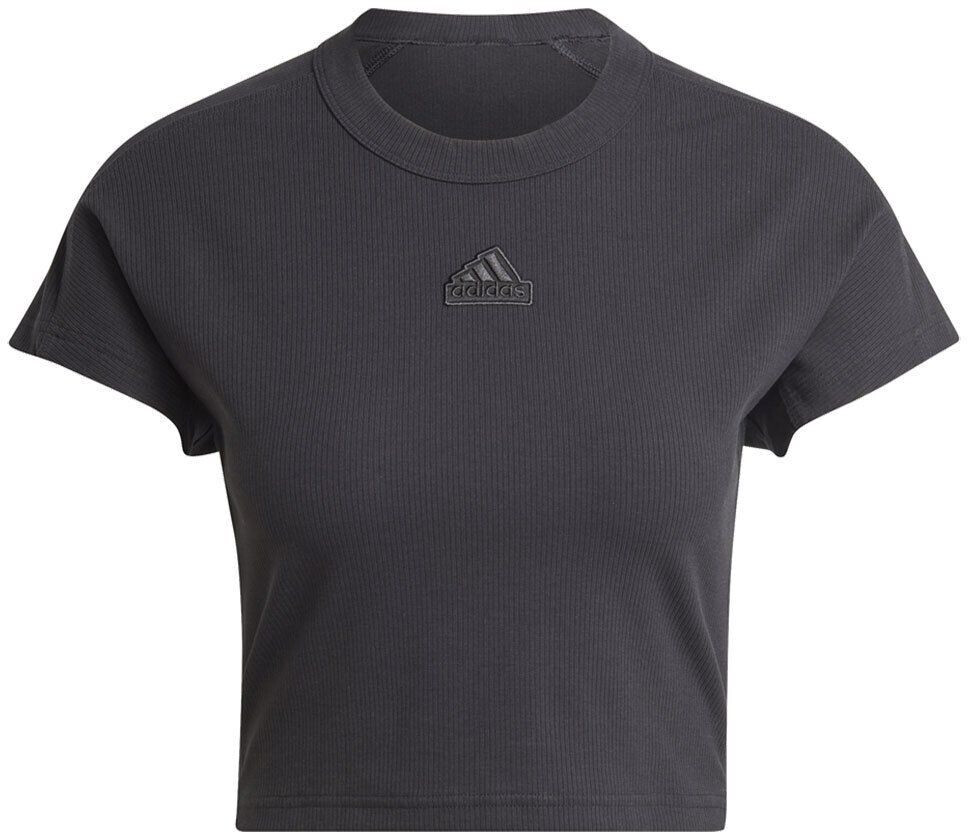 Adidas Lounge Rib Short Sleeve T-shirt (IT2547) black