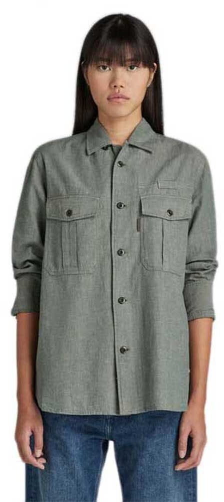 G-Star Officer Bf Long Sleeve Shirt (D21887-D187) green