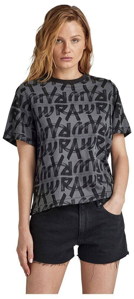 G-Star Calligraphy Ao Boxy Short Sleeve T-shirt (D24765-D611) grey