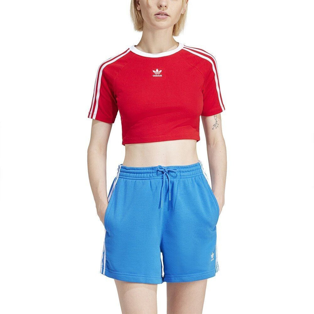 Adidas Originals 3 Stripes Baby Short Sleeve T-shirt (IP0665) red