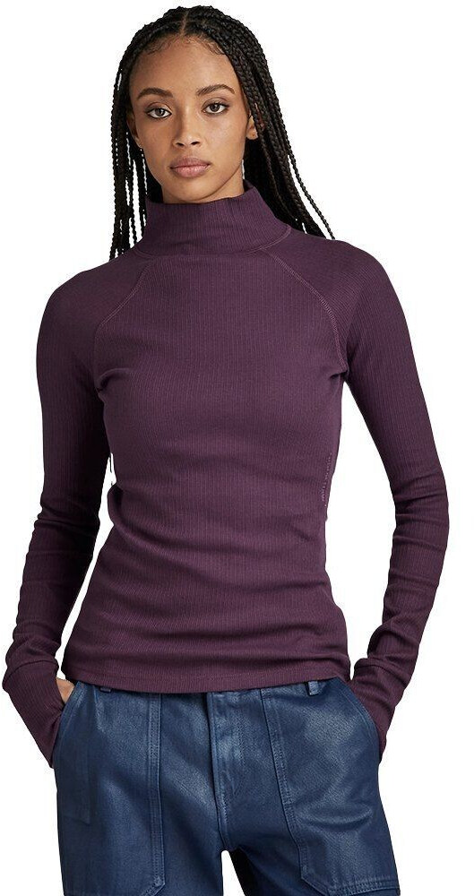 G-Star Long Sleeve High Neck T-shirt (D23339-D289) purple
