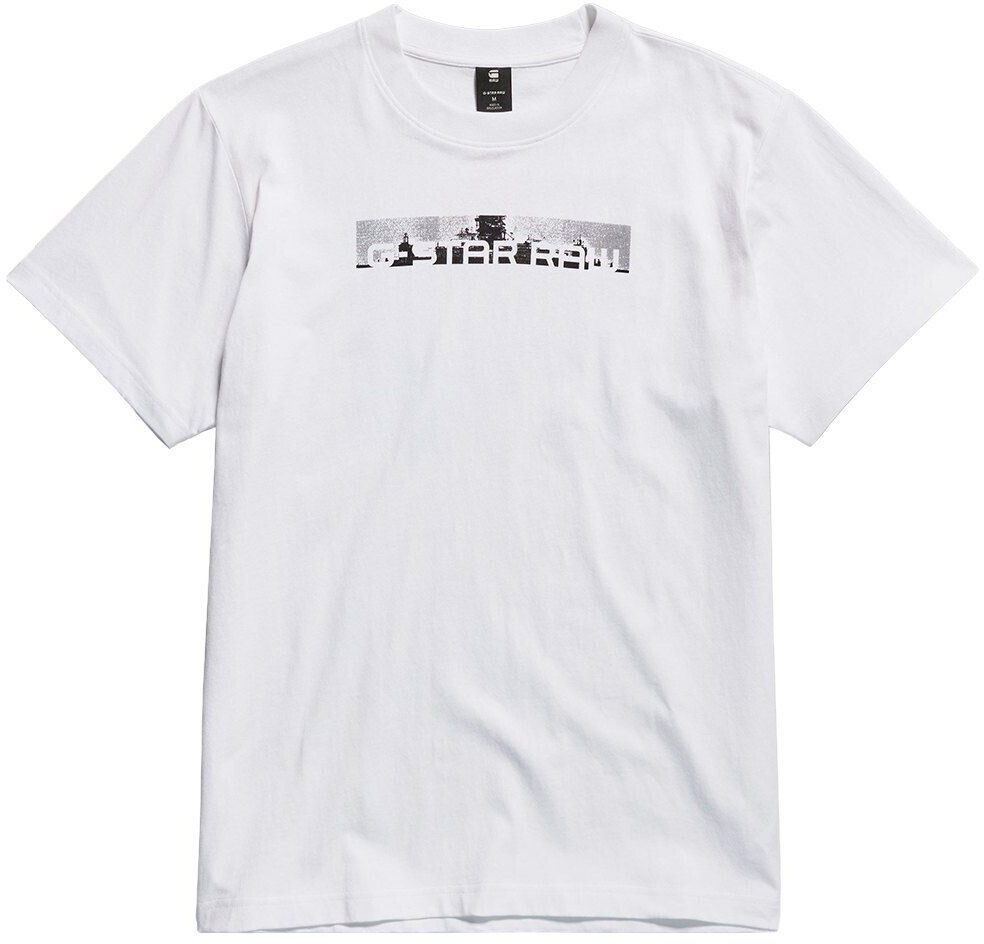 G-Star Flight Deck Back Gr Loose Short Sleeve T-shirt (D24425-C336) white