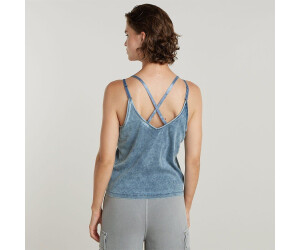 G Star Indigo Spaghetti Strap Sleeveless T shirt D24518 D643 blue ab 19 99 Preisvergleich bei idealo