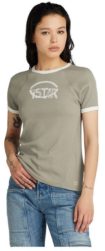 G-Star Army Ringer Short Sleeve T-shirt (D24506-D527) grey