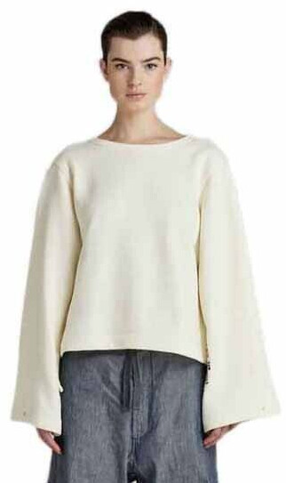 G-Star Adjustable Cropped Sweatshirt (D22125-D165) beige