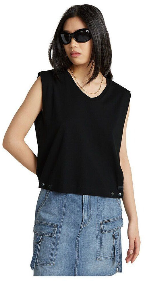 G-Star Riveted Sleeveless T-shirt (D24641-D601) black