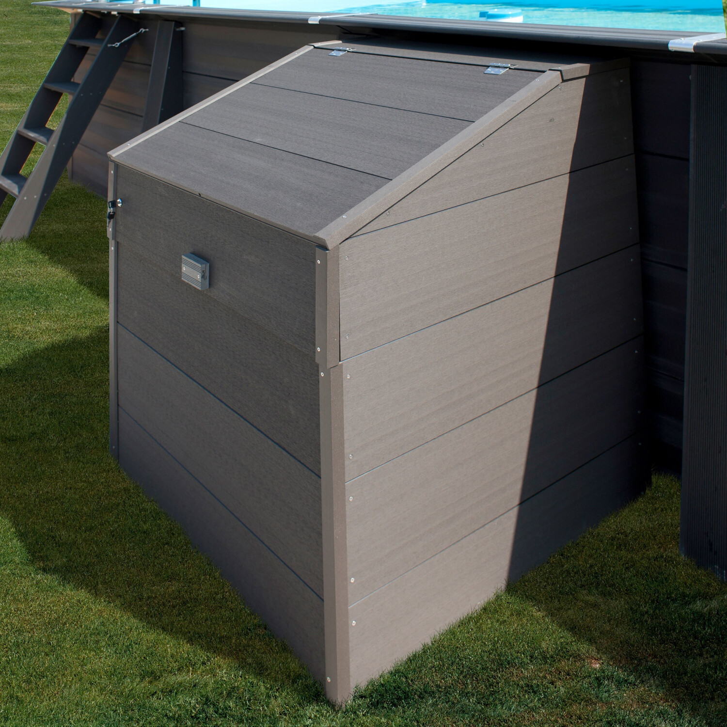 Gre Pool Filter Cover for Composite Pools 115cm grey