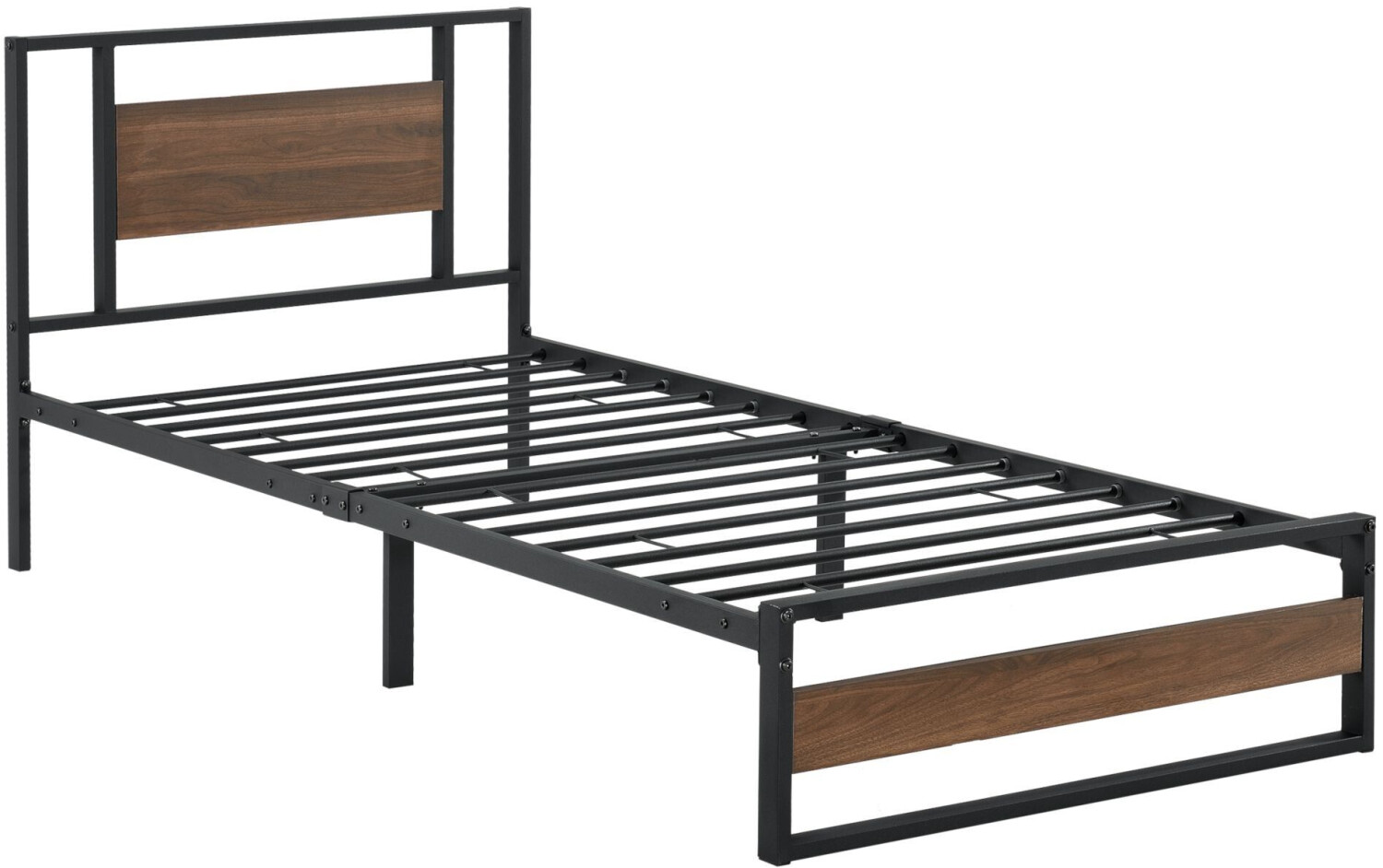 en.casa Villach 90x200cm Black