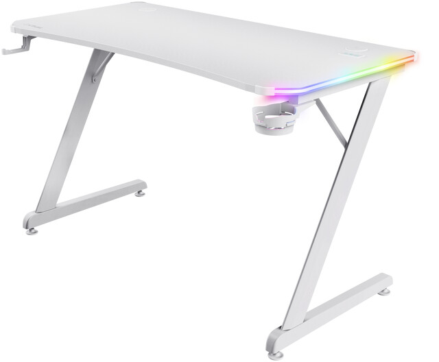 Trust GXT 709 Luminus RGB Desk blanc