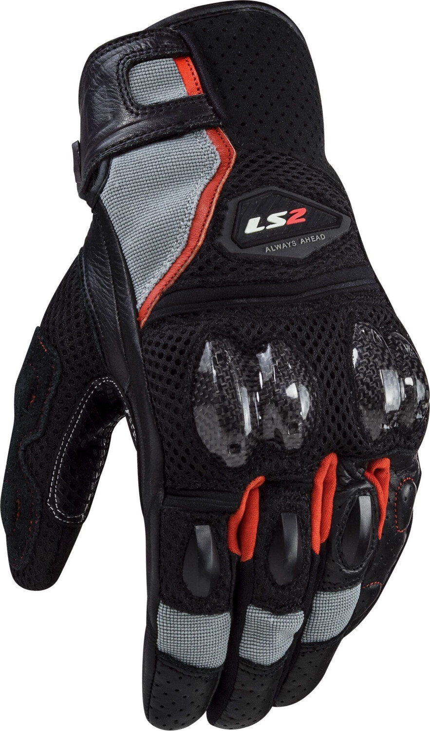 LS2 Textil Spark II black/white/red