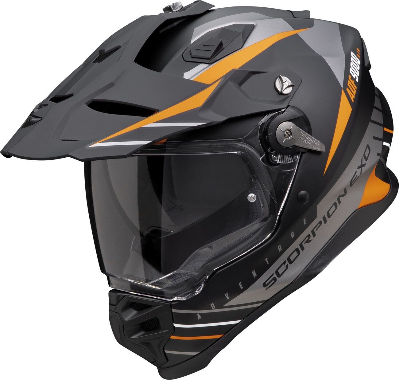 Scorpion ADF-9000 Air Feat mat noir/argent/orange