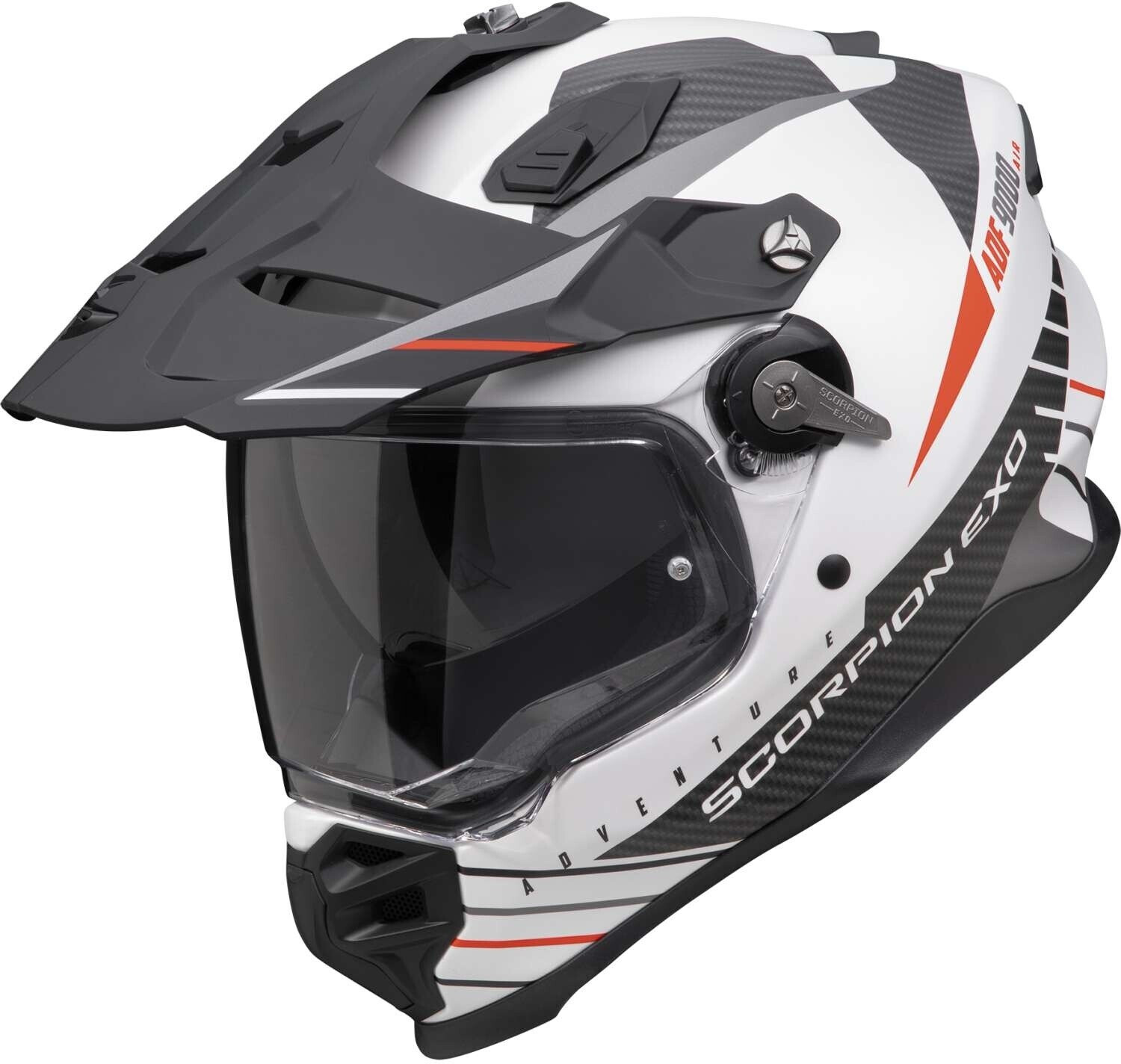 Scorpion ADF-9000 Air Feat mat blanc/noir/rouge