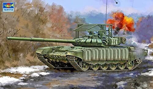 Trumpeter Russian T-72B3 with 4S24 Soft Case ERA & Grating Armour