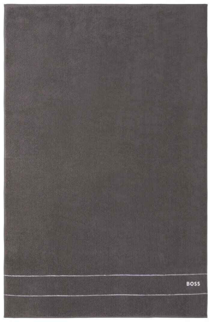 Hugo Boss Plain bath towel graphite 100x150 cm