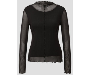 S.Oliver Longsleeve mit Babylock-Nähten (2139058) schwarz ab 19,99 