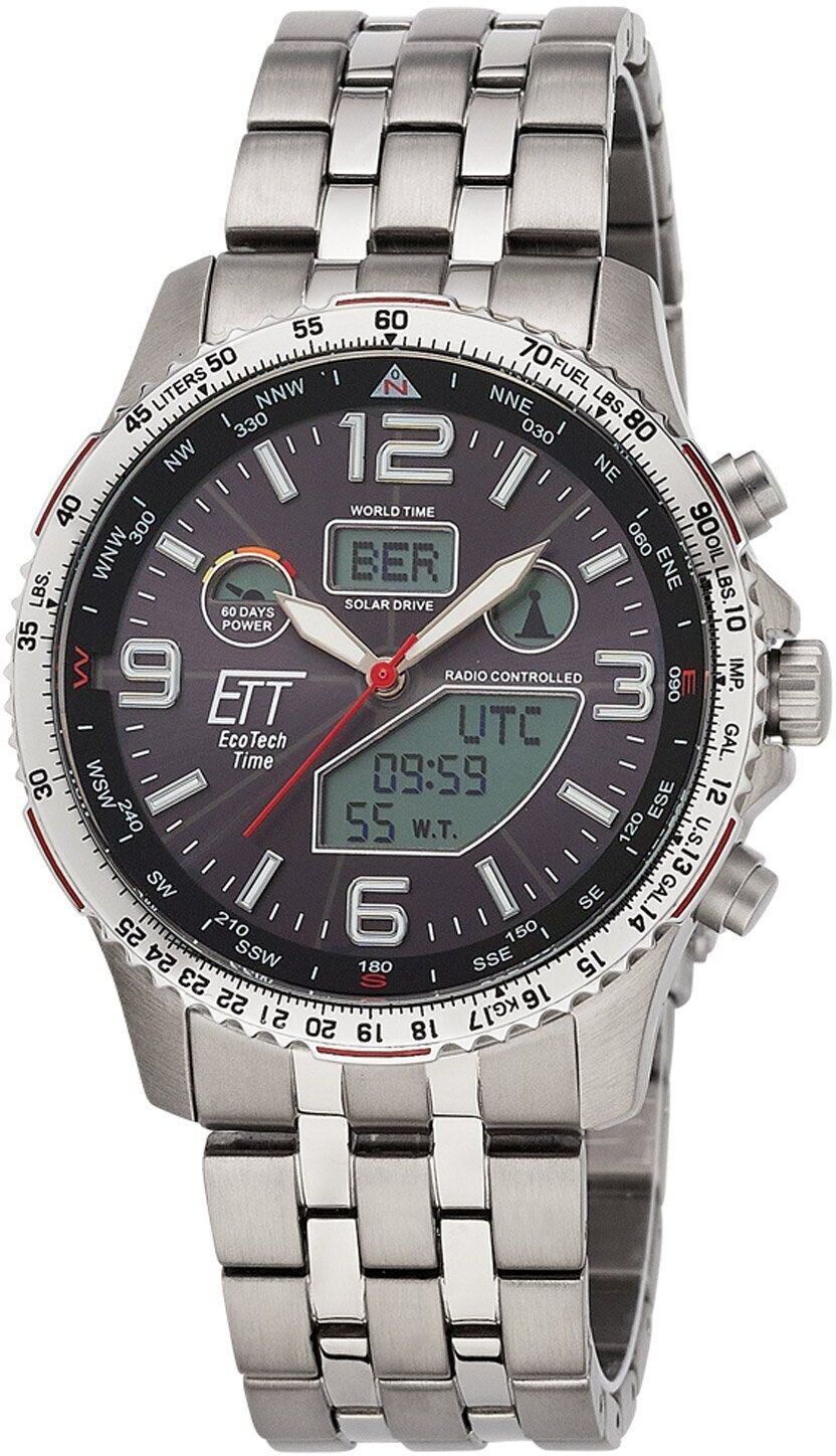Eco Tech Time Professional World Timer Titanium (EGT-11572-21M)