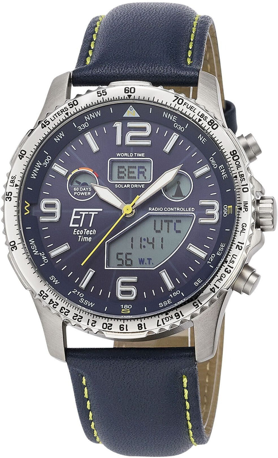 Eco Tech Time Professional World Timer Titanium (EGT-11574-31L)
