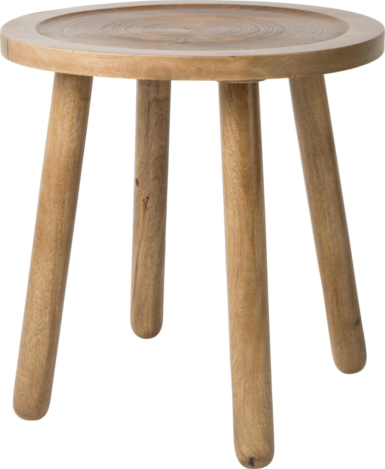 Zuiver Coffee table + side table Dendron Ø43x45 cm brown