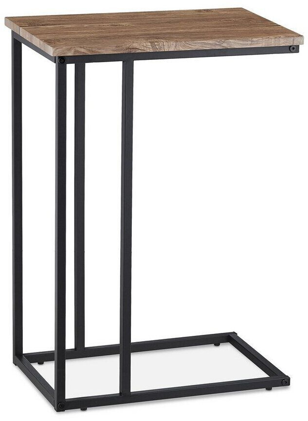 Relaxdays Coffee table + side table 46x30x66 cm gray