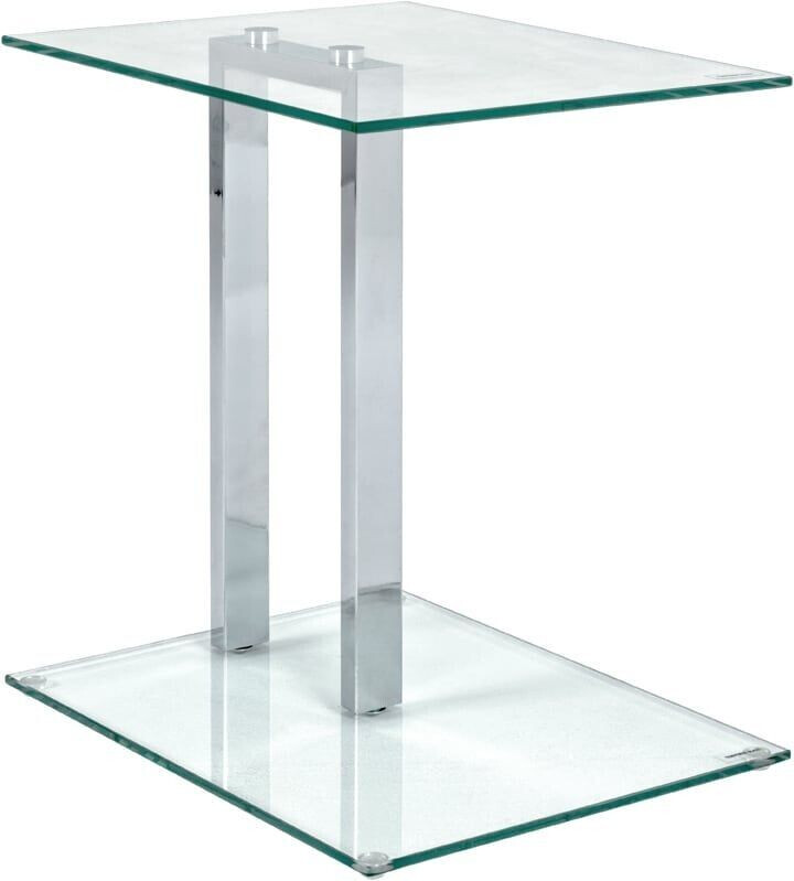 HAKU Coffee table + side table 45x35x50 cm silver-gray
