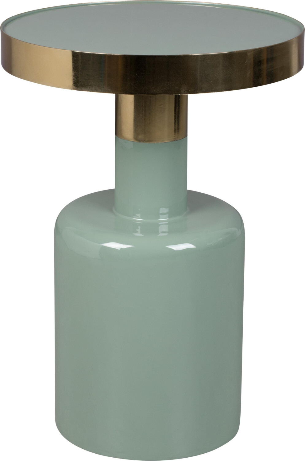 Zuiver Coffee table + side table Glam Ø36x51 cm green