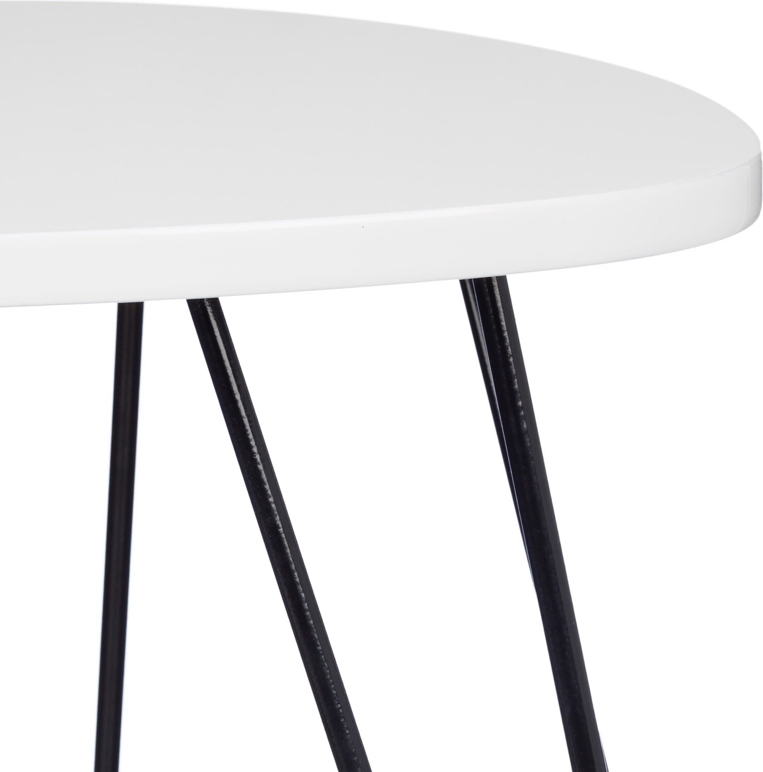 Relaxdays Coffee table + side table 60x60x52 cm beige-white